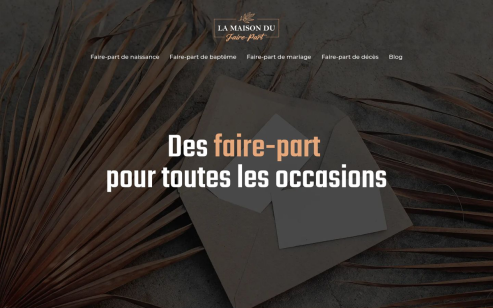 https://www.lamaisondufairepart.fr